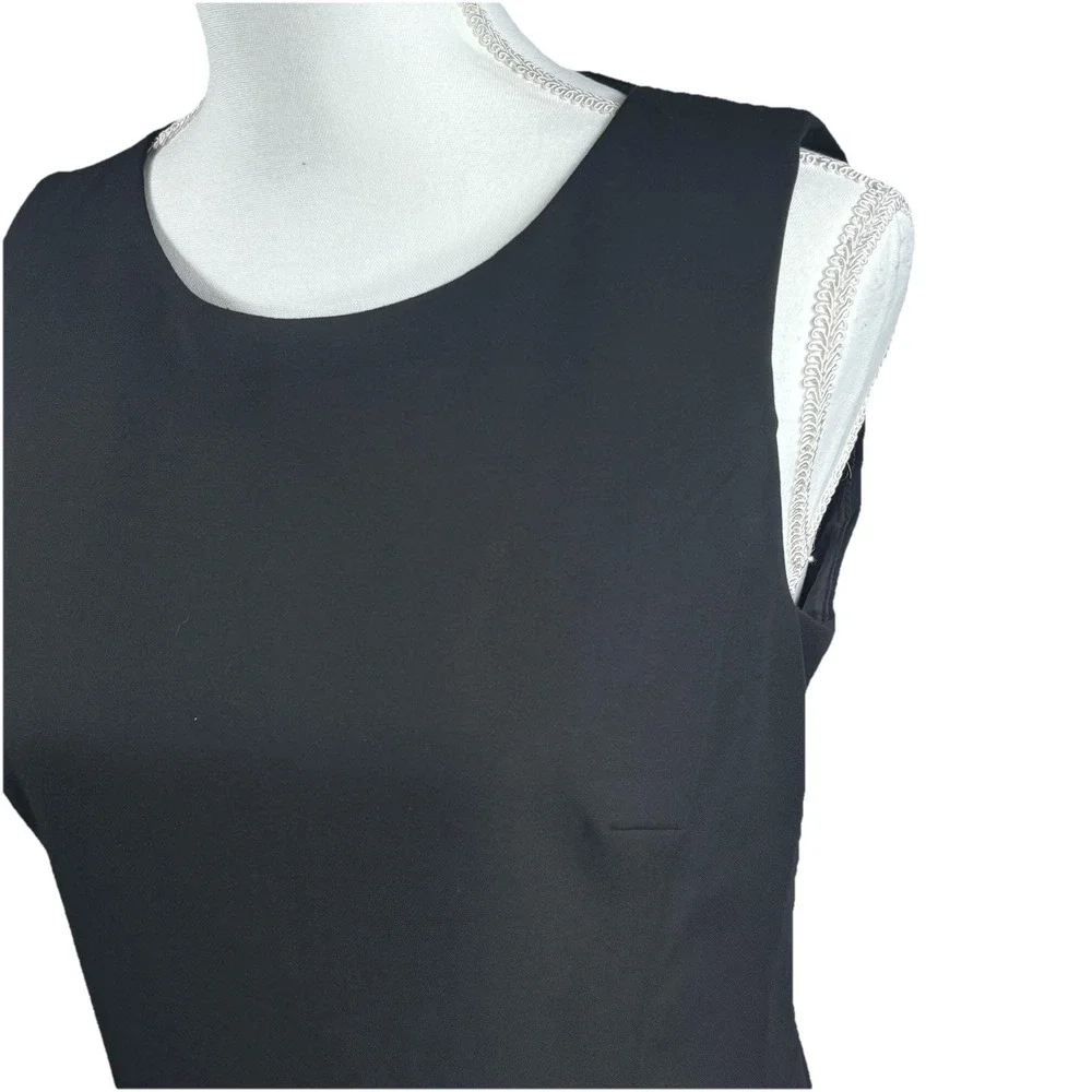 J Crew Professional Black Career Dress Sheath‎ Sleeveless Size 4  $148